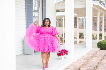 Valentines 💌 Day outfit | Galentines Day look | Ivy City Co | Pink Tulle Dress #ltkfind #competition

#LTKFind #LTKcurves #LTKstyletip