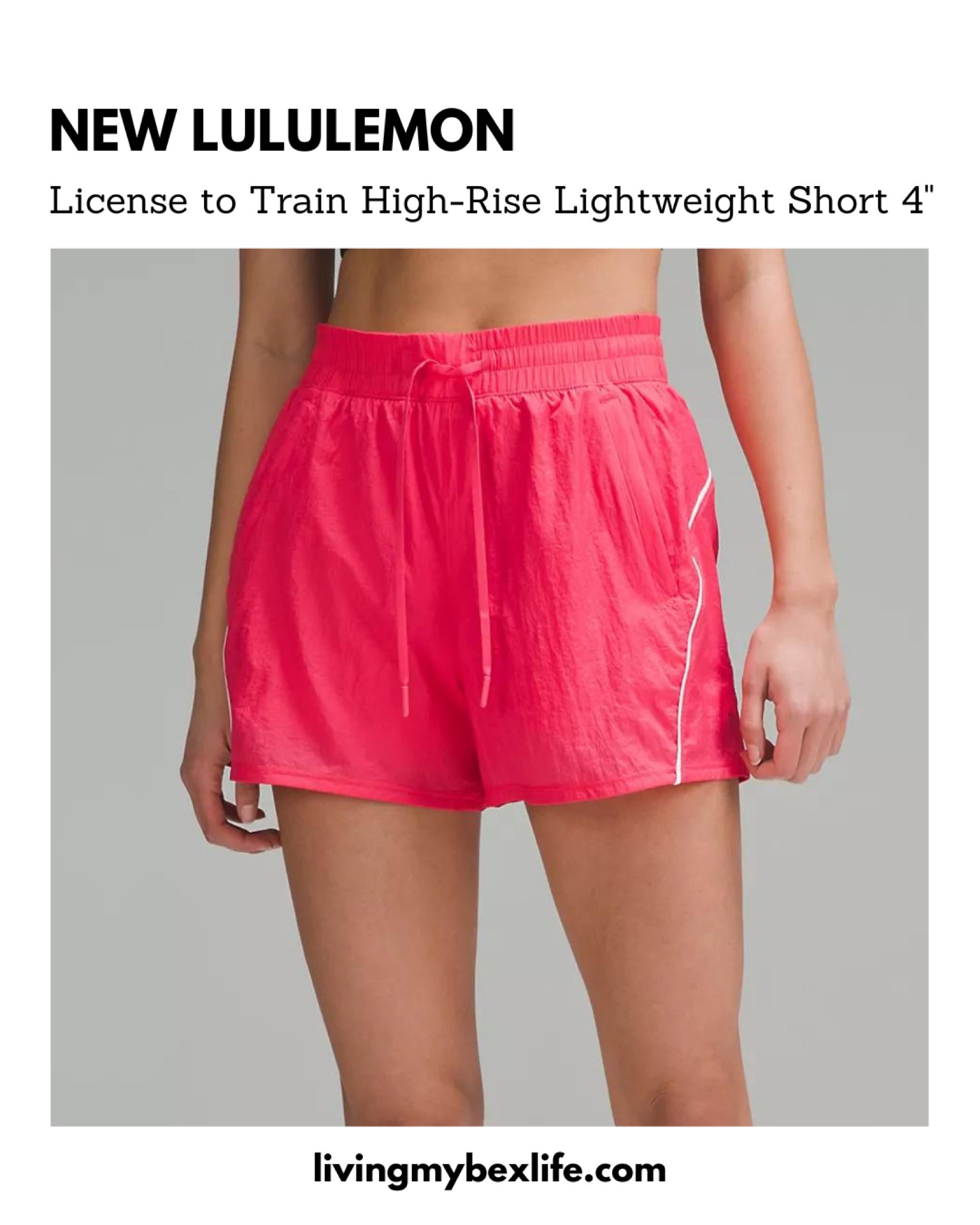 New lululemon License to Train High-Rise Lightweight Short 4”

Running short, tennis short, tennis outfit, gym fit, lululemon shorts, summer outfit, workout, lulu pink, lululemon pink, sonic pink, glaze pink

#LTKMidsize #LTKActive #LTKFitness
