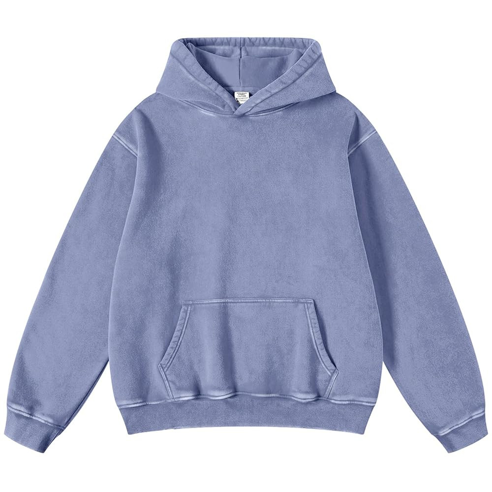 Dnzzs Acid Wash Hoodie Super Soft Sweatshirt for Mens Pullover Oversized Men's Fashion Hoodies & ... | Amazon (US)