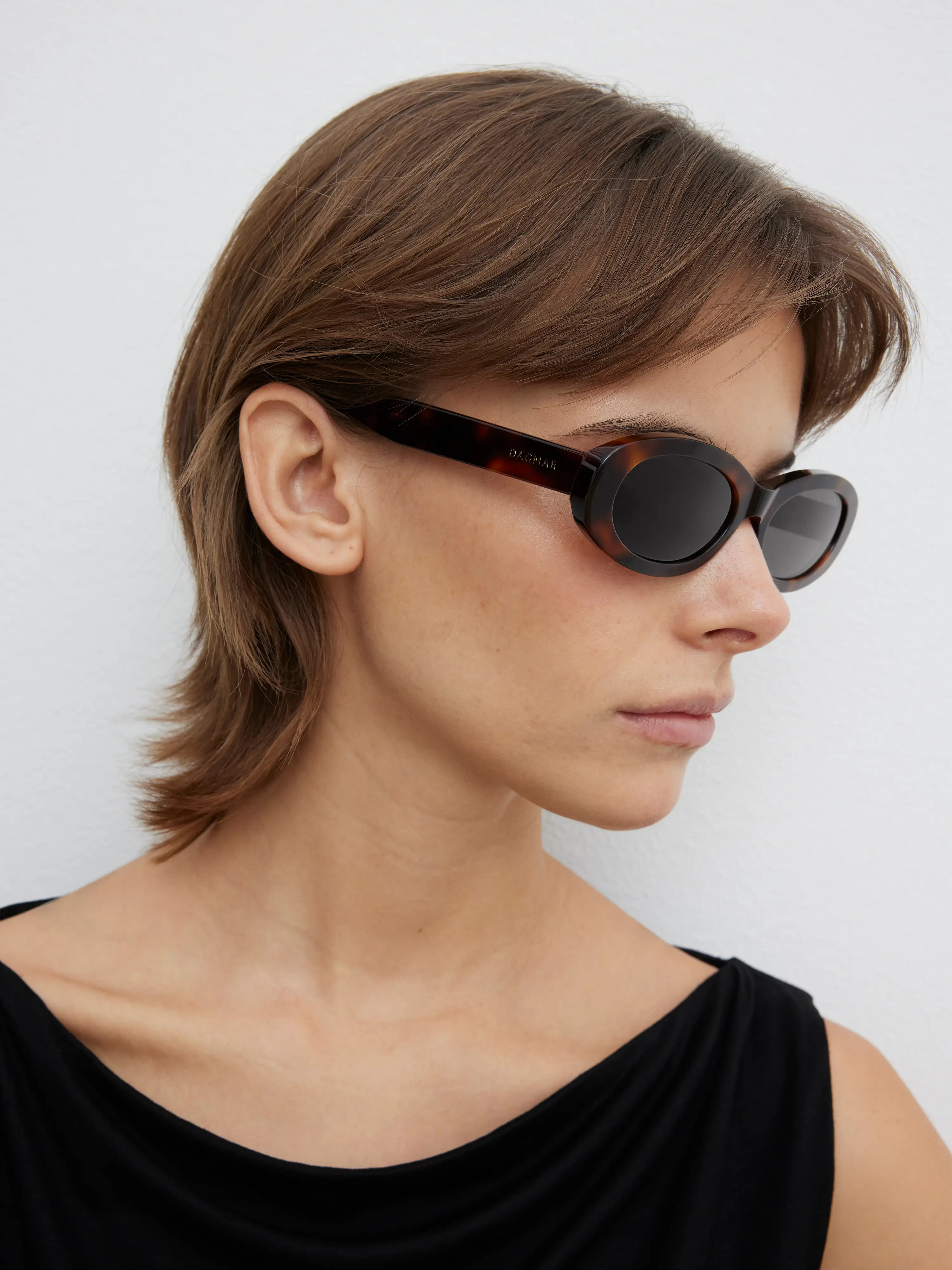 Wide oval sunglasses | House of Dagmar