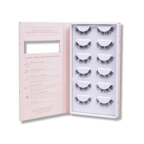 The Flirt Lashes, DIY Lash Extensions, Lash Clusters for Women, Salon Quality At Home Eyelashes Extension Kit, Natural False Lashes, 6 Lash Sets, No Lash Glue Included | Amazon (US)