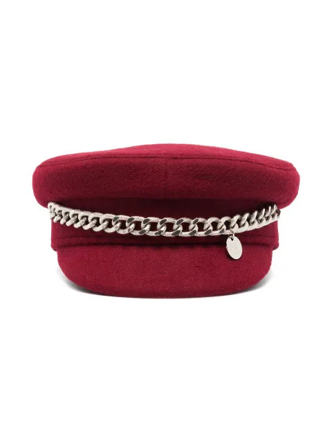 chain-detail baker boy hat | Farfetch (US)