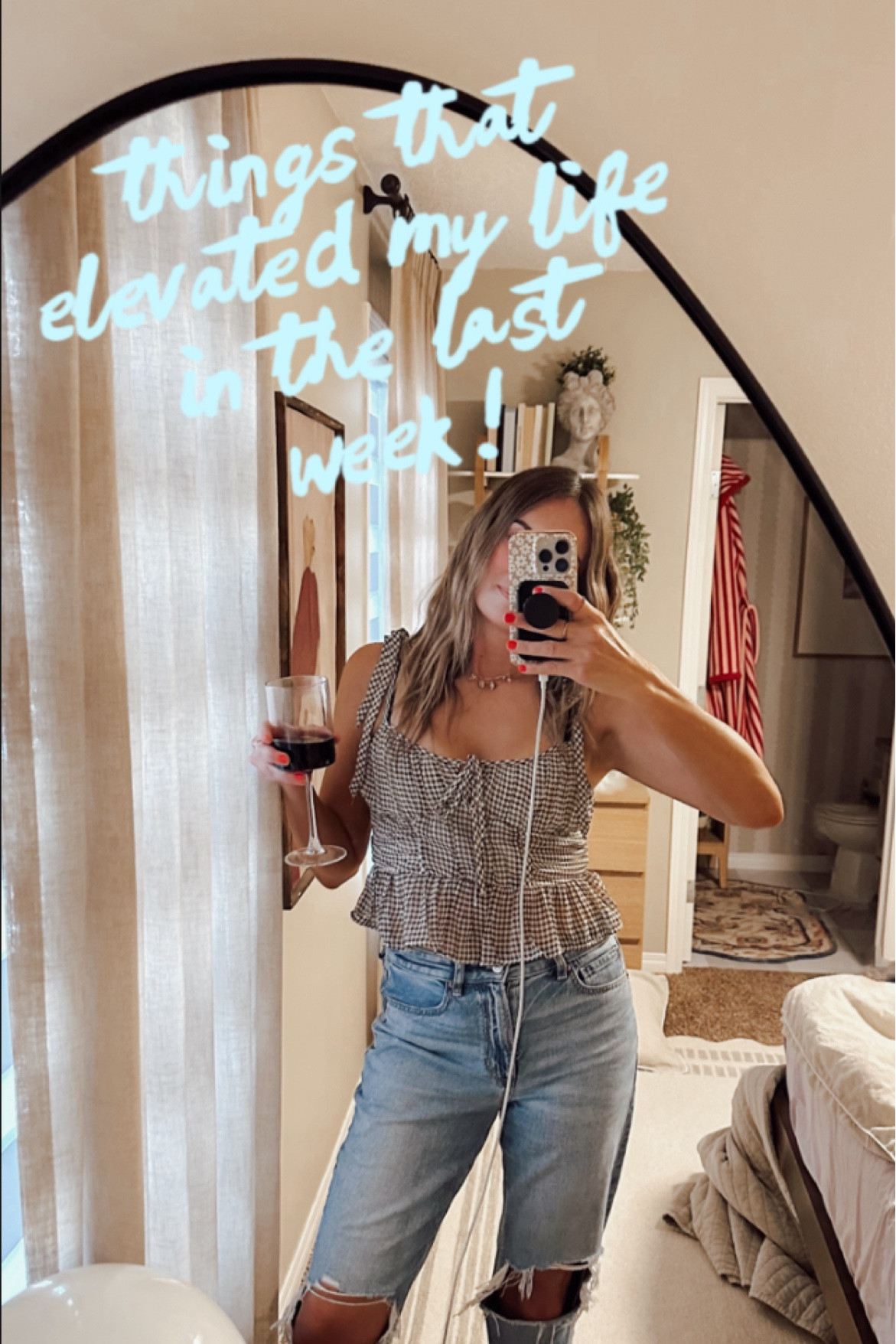 Some cute odds + ends from my week! This jeans were thrifted but I found them for you, along with this cute top (I couldn’t find my actual one but linked a similar style!) Linked what I could for you 🤍 

#LTKjeans #LTKhome #LTKcanada