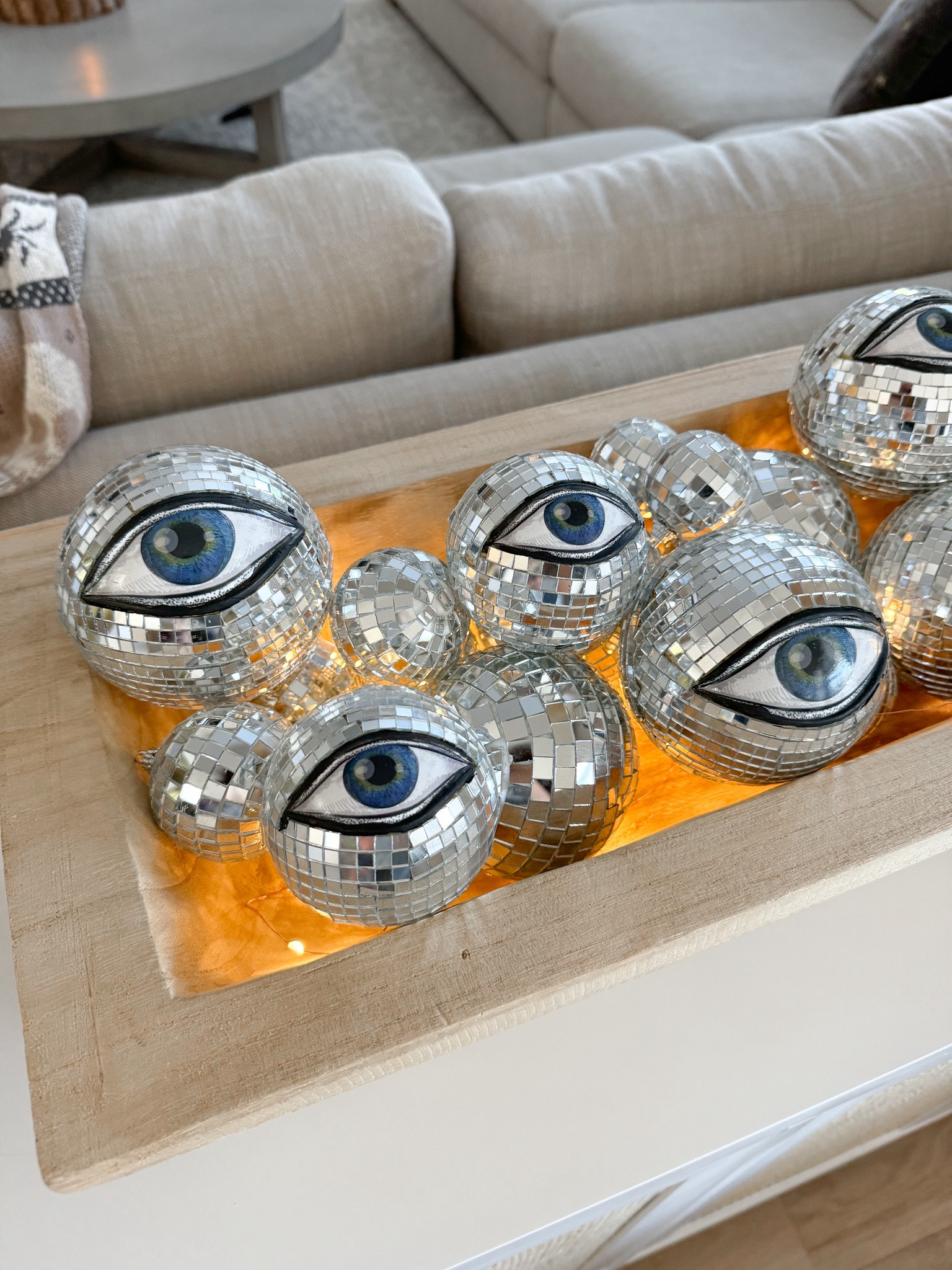 Disco eye balls 👁️🪩 perfectly spooky 

#LTKFamily #LTKSeasonal #LTKHome