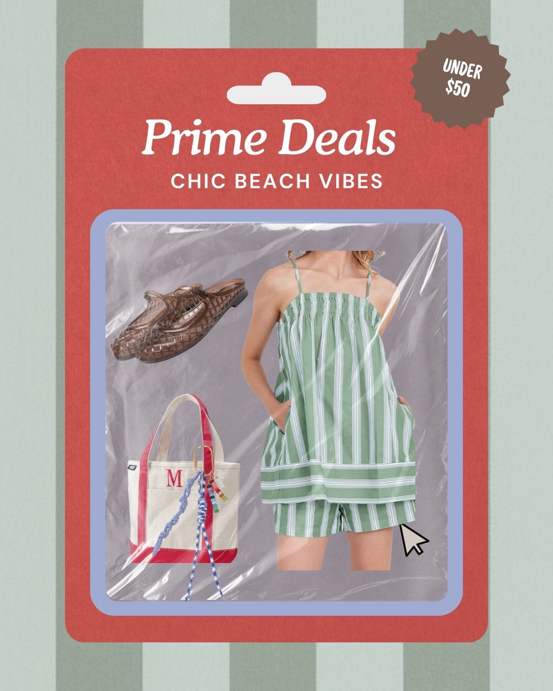 Chic Beach Vibes 🏖️
Vacation mode: activated.
The perfect beach-to-brunch look.
Coastal chic without the luxury price tag.