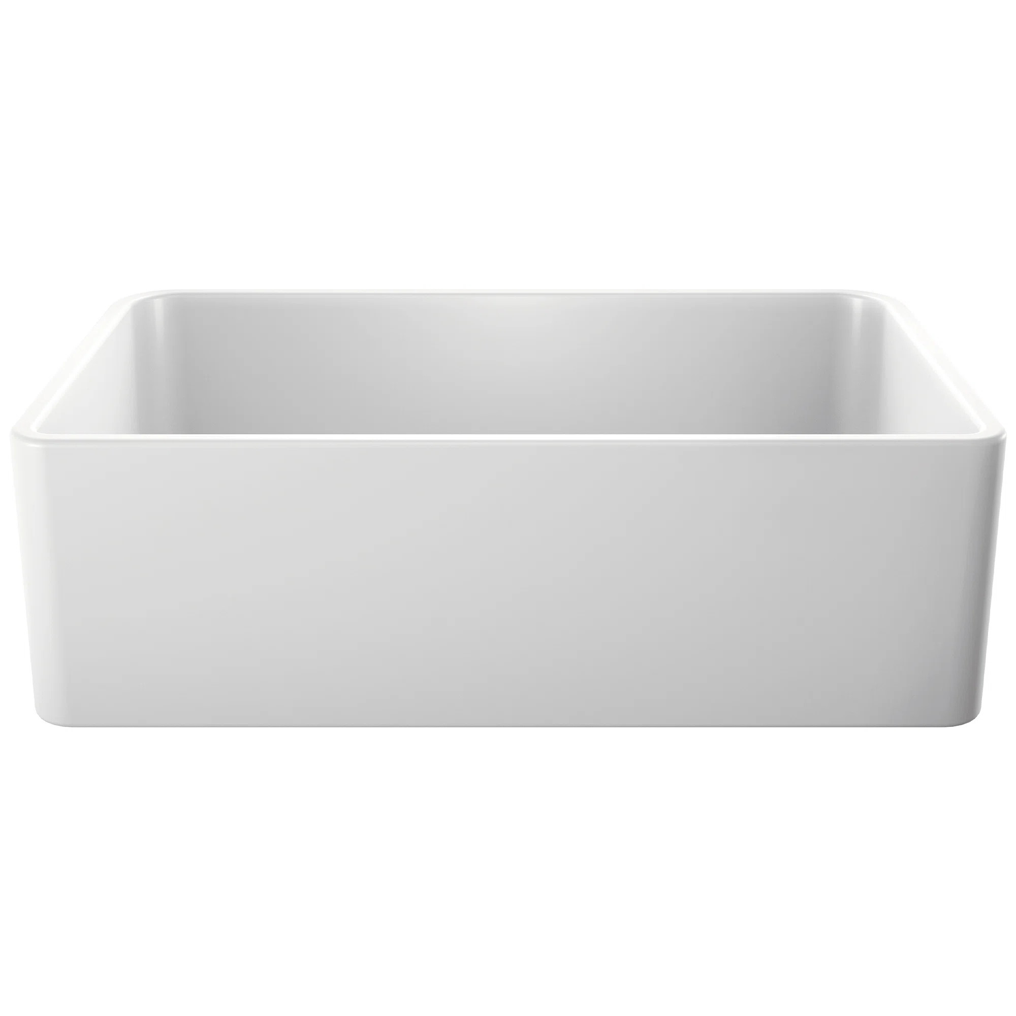 525012 Cerana 33" L x 19.19'' W Single Bowl Fireclay Farmhouse Sink | Wayfair North America
