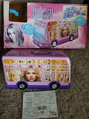 Britney Spears Concert Tour Bus Doll Toy Play Along 2001 Music Vintage  | eBay | eBay UK