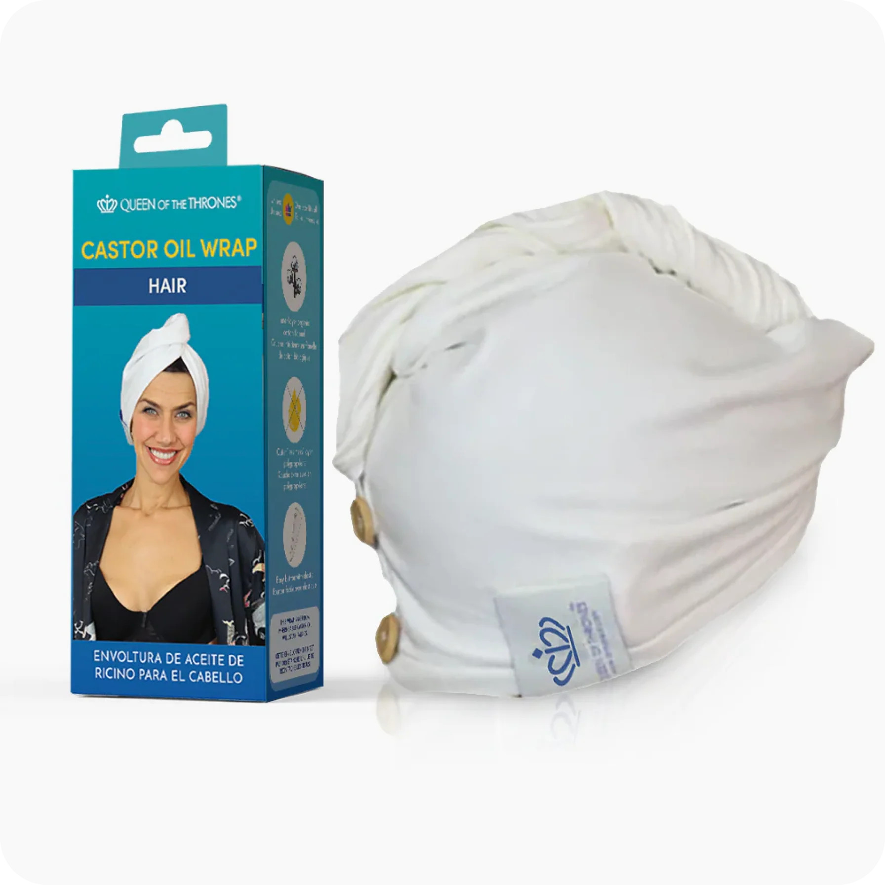 Castor Oil Beauty Hair Wrap | Queen of the Thrones® | Queen of the Thrones®