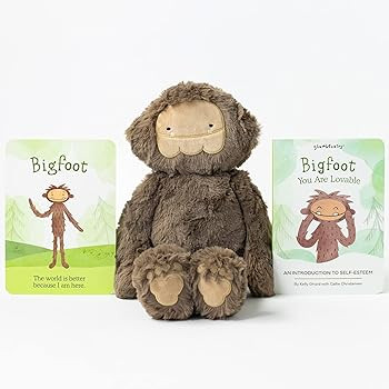 Slumberkins 14" Bigfoot Kin & Board Book Set | Soft Plush Toy for Ages 0+ | Enhances Self-Esteem ... | Amazon (US)