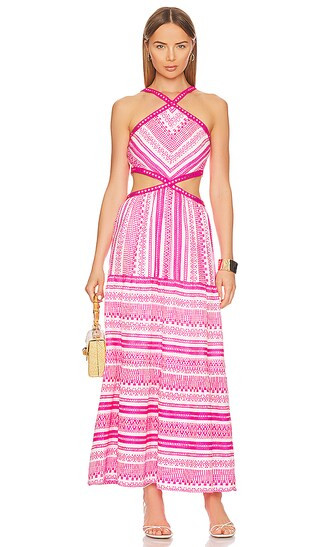 Darynda Dress in Fuchsia | Revolve Clothing (Global)