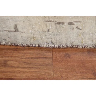 One-of-a-Kind Hyon Hand-Knotted 1960S 9'2" X 13'11" Wool Area Rug in Ivory | Wayfair North America