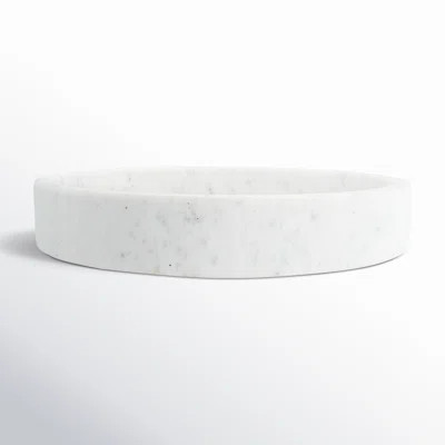 Genelda Round Carved Marble Coffee Table Tray | Wayfair North America