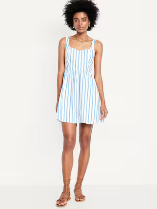 Fit & Flare Cami Mini Dress | Old Navy (US)