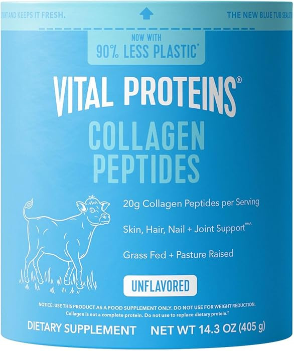 Vital Proteins Collagen Peptides Powder - Grass Fed Collagen Peptides for Hair, Nail, Skin, Bone ... | Amazon (US)