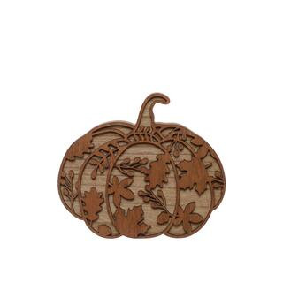 8" Brown Leaf Carved Pumpkin Tabletop Décor by Ashland® | Michaels Stores