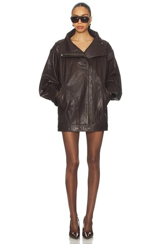 Ronja Jacket in Dark Brown | Revolve Clothing (Global)