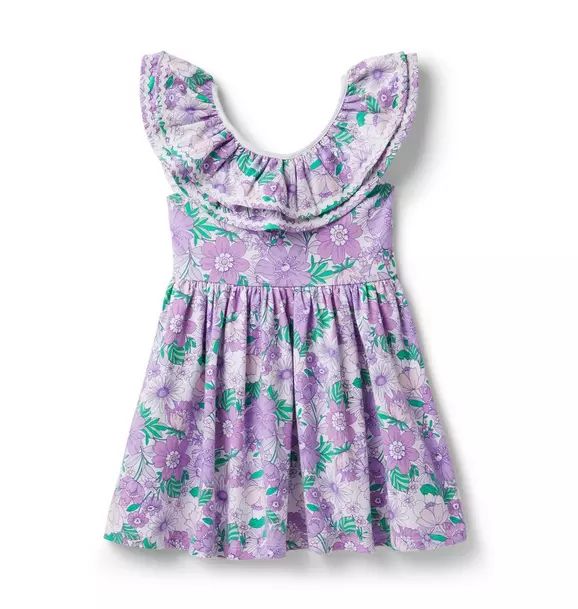 Floral Ruffle Collar Dress | Janie and Jack