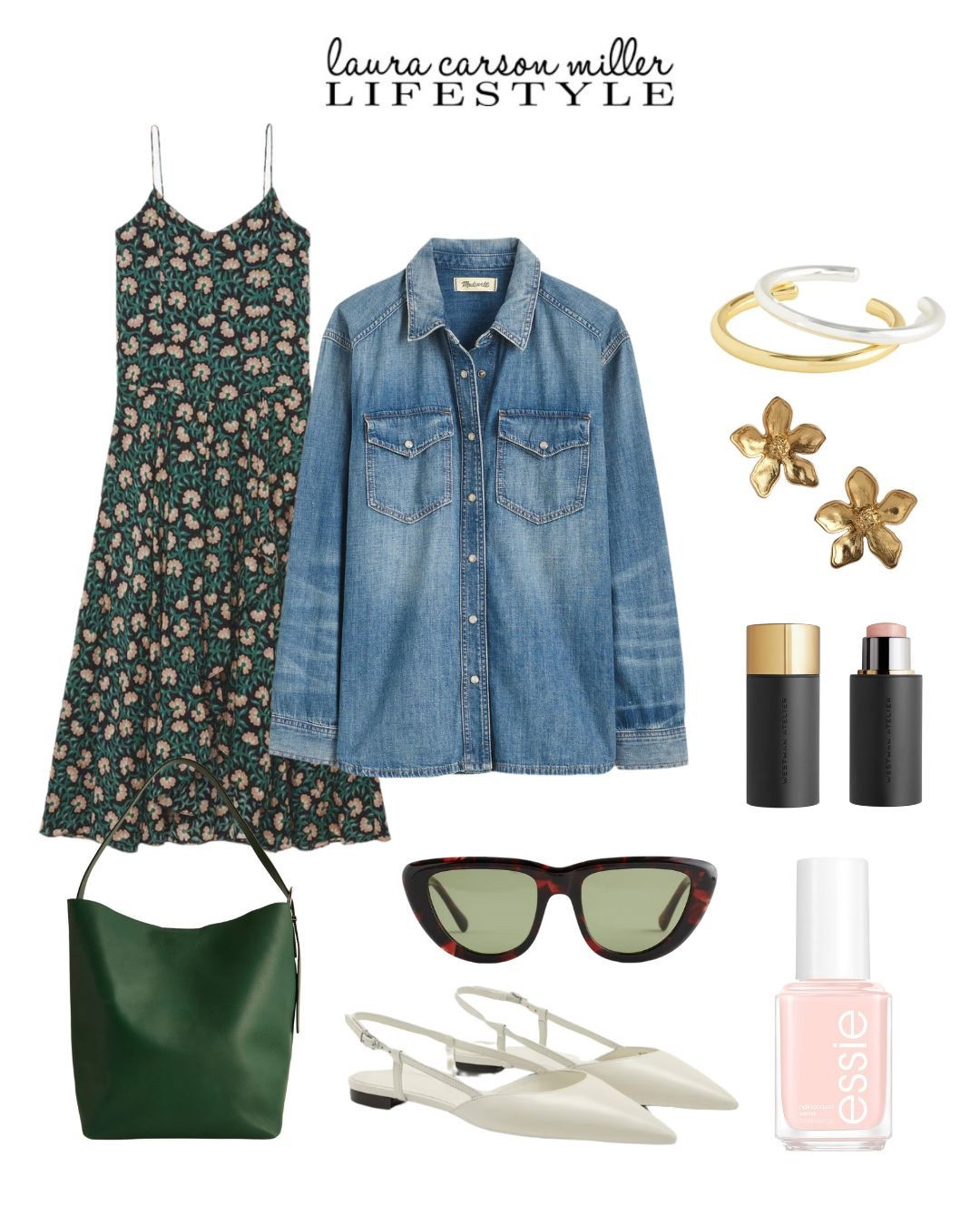 Laura carson miller, spring style, denim shirt, sundresss

#LTKTravel #LTKStyleTip #LTKParties