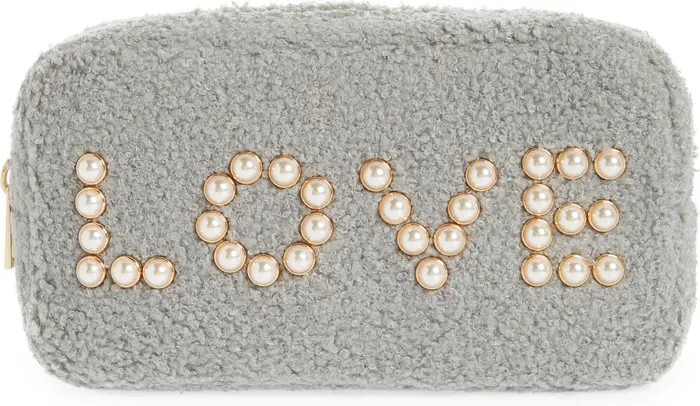 btb Los Angeles Love Teddy Small Cosmetics Case | Nordstrom | Nordstrom