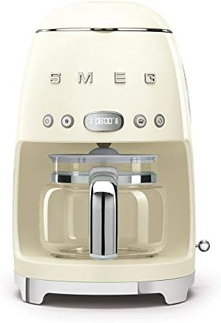 Amazon.com: Smeg Retro Style Coffee Maker Machine, 17.3 x 12.8 x 11.3, Cream: Home & Kitchen | Amazon (US)