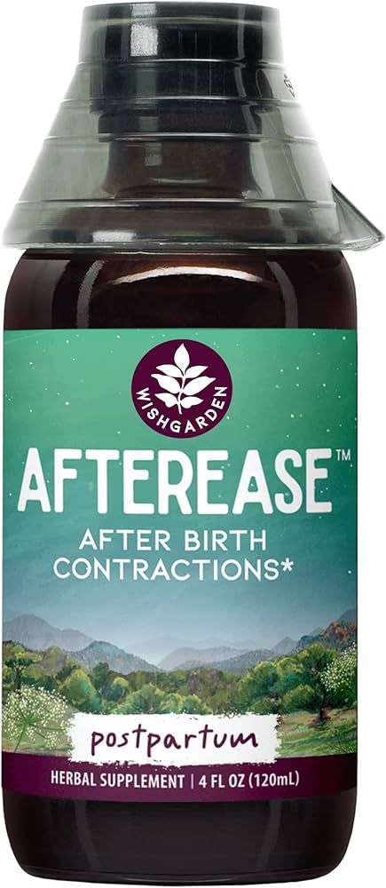 WishGarden Herbs AfterEase for After Birth Contractions - All-Natural Herbal Supplement with Cram... | Amazon (US)