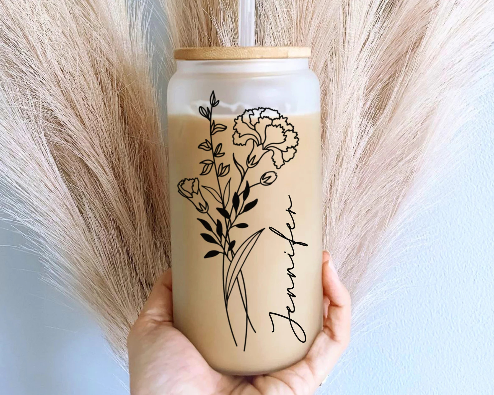 Personalized Birth Flower Tumbler, Gifts for Her, Mother's Day Gift, Bridesmaid Proposal Gift, Gr... | Etsy (US)
