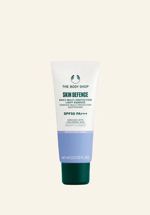 Skin Defence Multi- Protection Light Essence SPF 50 PA +++ | The Body Shop (UK)