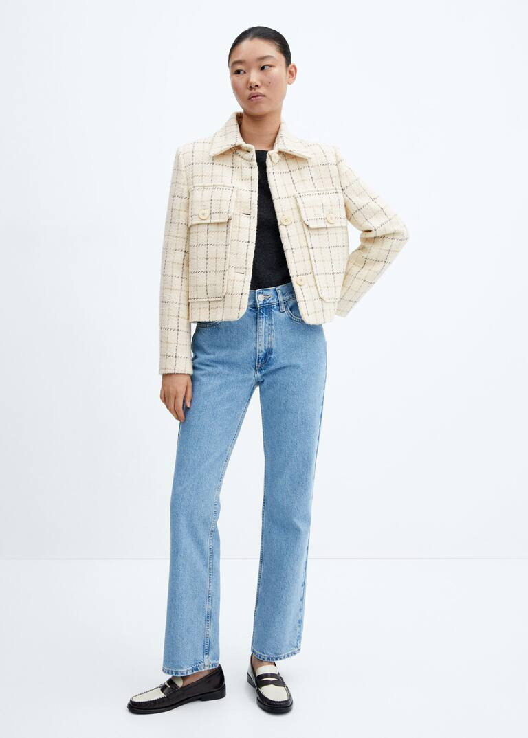 Check tweed jacket | MANGO (UK)