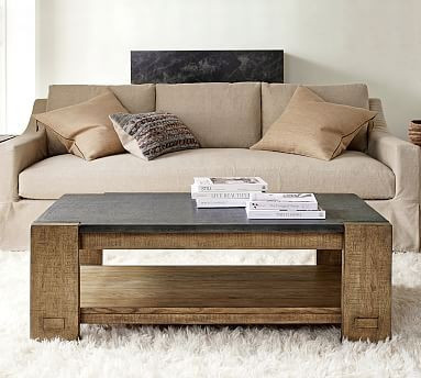 Westbrook 52" Coffee Table | Pottery Barn (US)