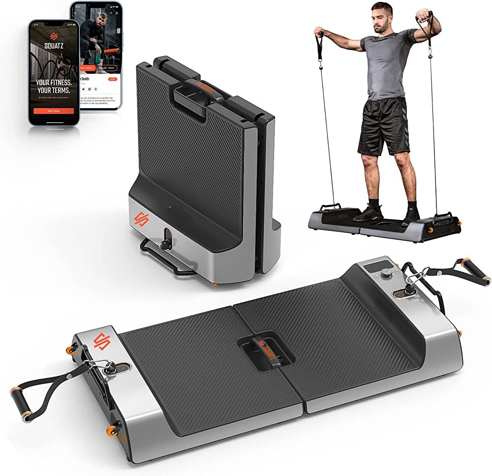 SQUATZ Apollo Fitness Board - Foldable Multifunctional Workout Device with Standard, Eccentric, a... | Amazon (US)