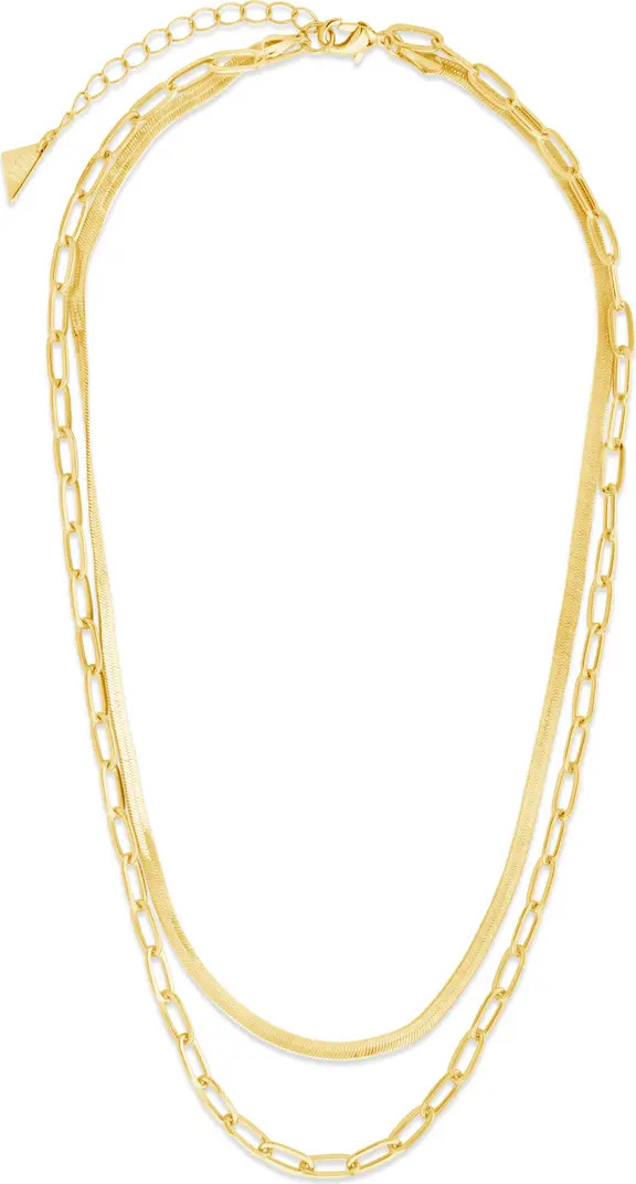 Brinley Layered Chain Necklace | Nordstrom Rack