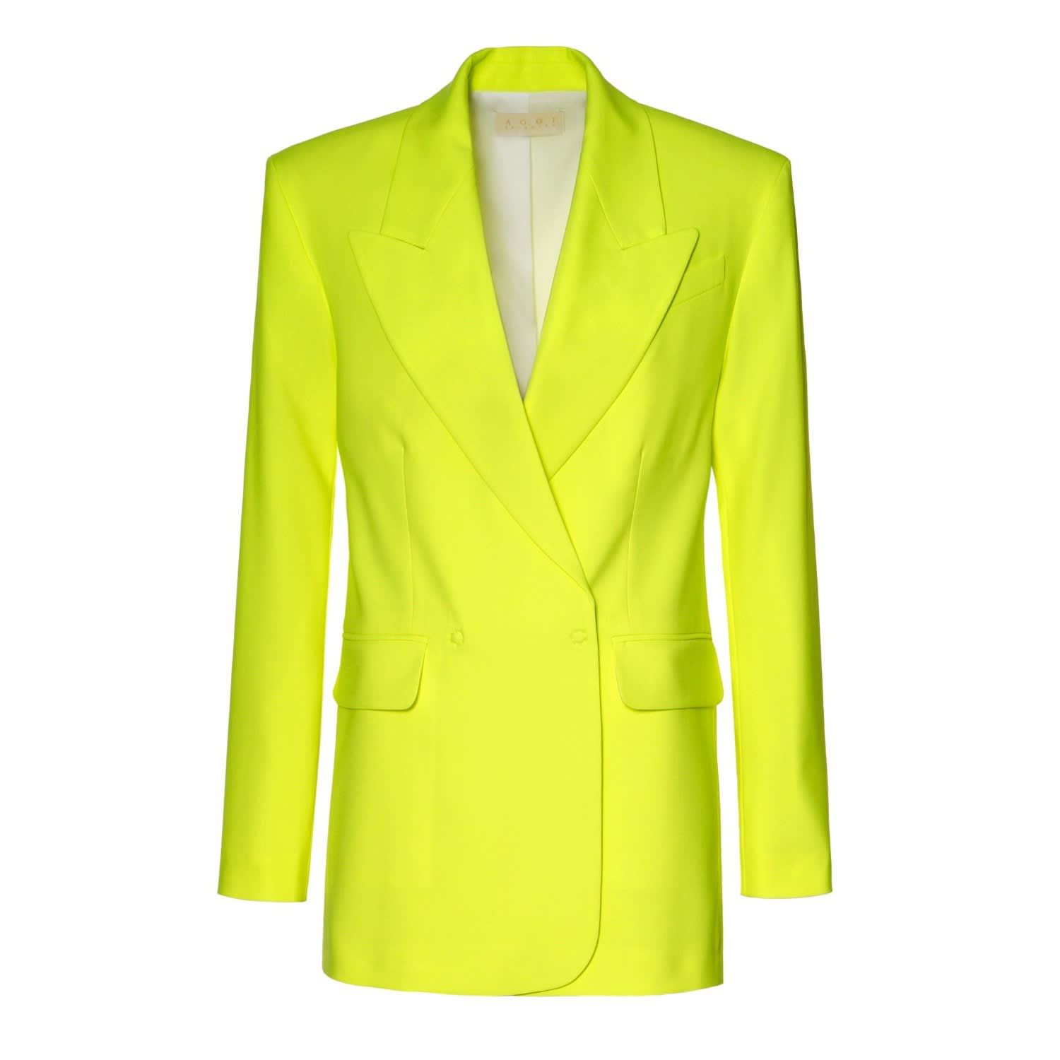 Blair Laser Yellow  Blazer | Wolf and Badger (Global excl. US)