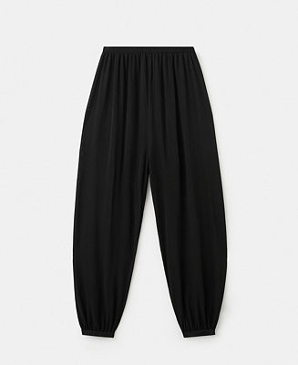 Women's Knit Baggy Pants | Macy's