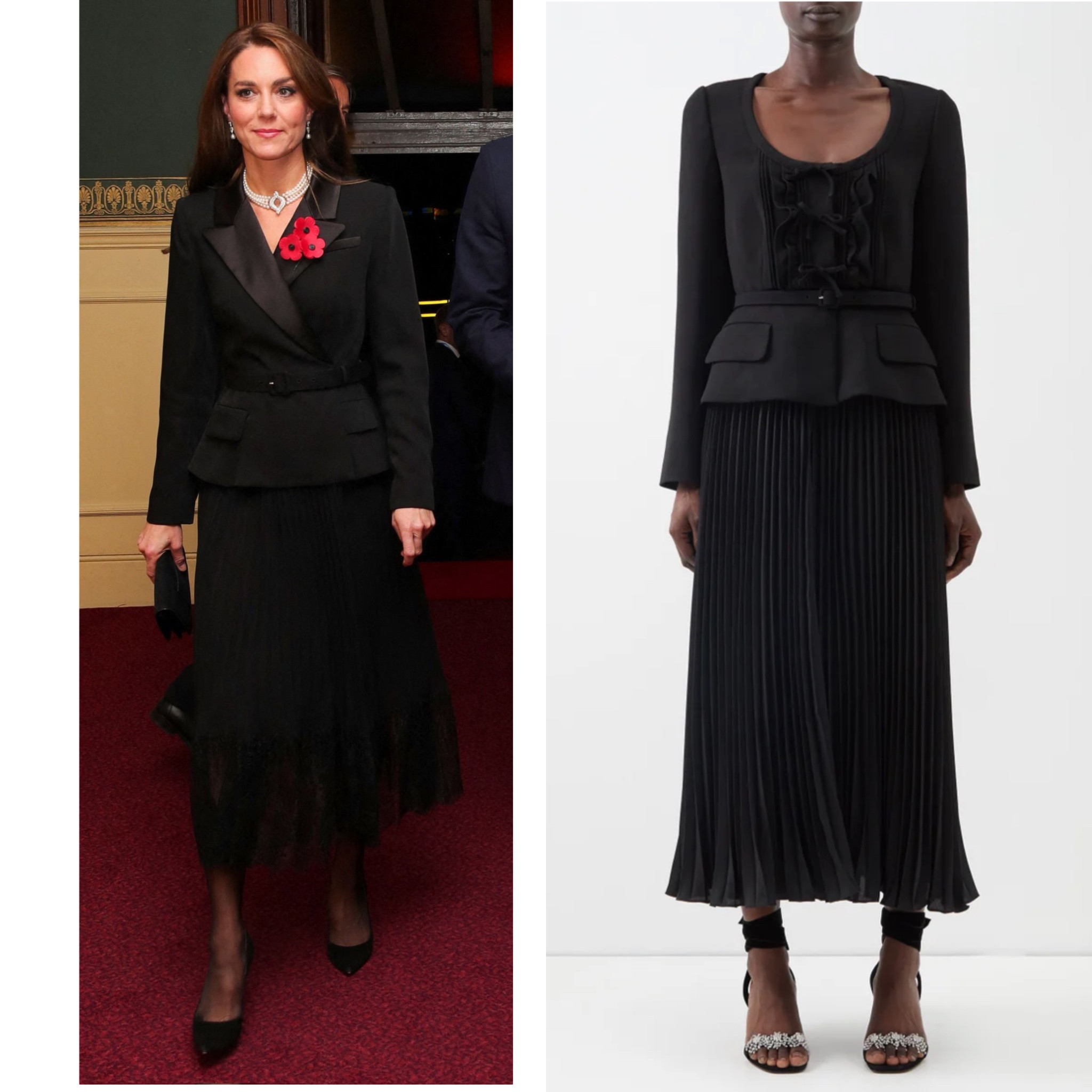 Self portrait pleated midi on sale 

#LTKCyberweek #LTKsalealert