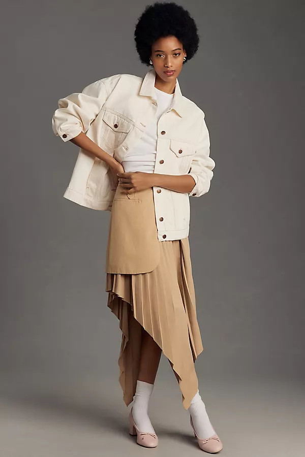 The Weston Denim Boyfriend Jacket by Pilcro | Anthropologie (US)