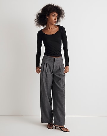 The Harlow Low-Slung Wide-Leg Pant | Madewell