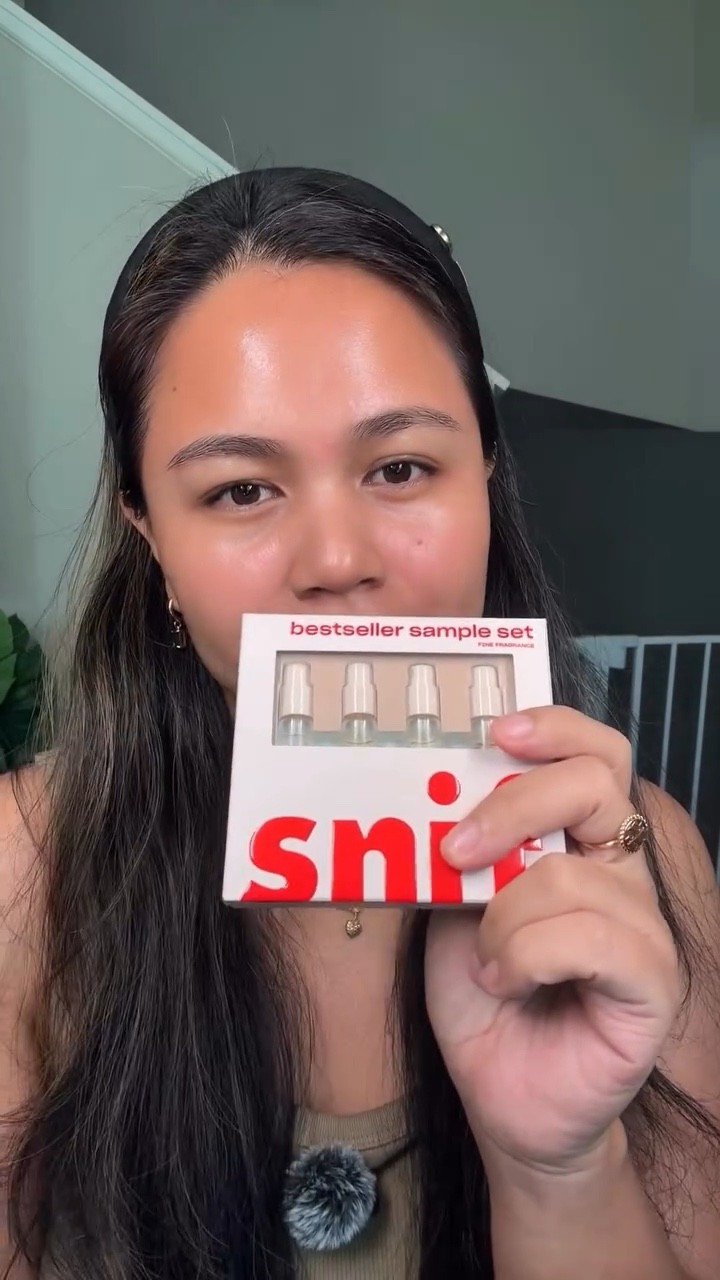 I’ve always believed that fragrance is the fastest way to unlock a memory. This @snif.co bestseller sample set brought back so many moments. 
Sweet Ash felt like fall in a forest
Coco Shimmy smelled just like the pineapple stand I’d stop at in college
Vanilla Vice took me way back to my early 20s (iykyk)
Tart Deco? Like a warm vanilla pastry on a lazy Sunday

If you’re curious about Snif or just love a good scent journey, this set is such a fun place to start.

#SnifPerfume #FragranceReview #PerfumeLover #ScentCollection #CleanFragrance #CrueltyFreePerfume #VeganBeauty #ScentStory #PerfumeObsession #FragranceFlatlay #TryBeforeYouBuy #BestsellerPerfume #PerfumeSampleSet #ScentedMemories 

#LTKBeauty #LTKSeasonal #LTKStyleTip