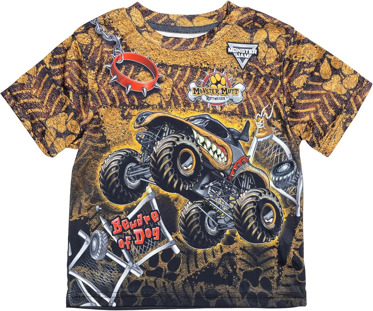 Monster Jam Matching Family T-Shirt Toddler to Adult Grave Digger El Toro Loco Megalodon | Amazon (US)