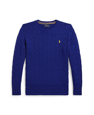 Polo Ralph Lauren Big Boys Cable Knit Sweater - Macy's | Macy's