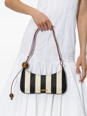 Jacquemus Le Bisou Perle Shoulder Bag | Black | FARFETCH | Farfetch Global