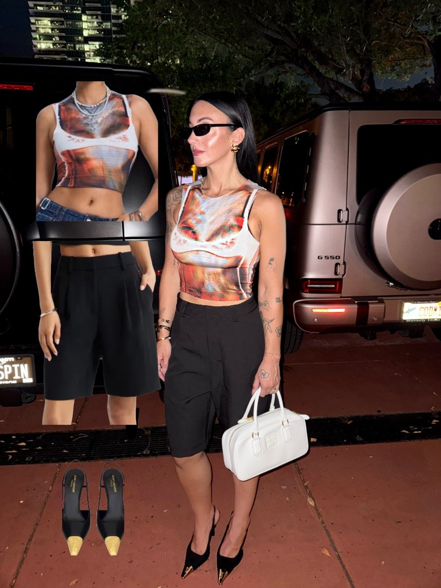 Affordable outfit inspo for an event or going out! Black dress jorts ALL ACCESSORIES WILL BE ON MY DIRECT WEBSITE