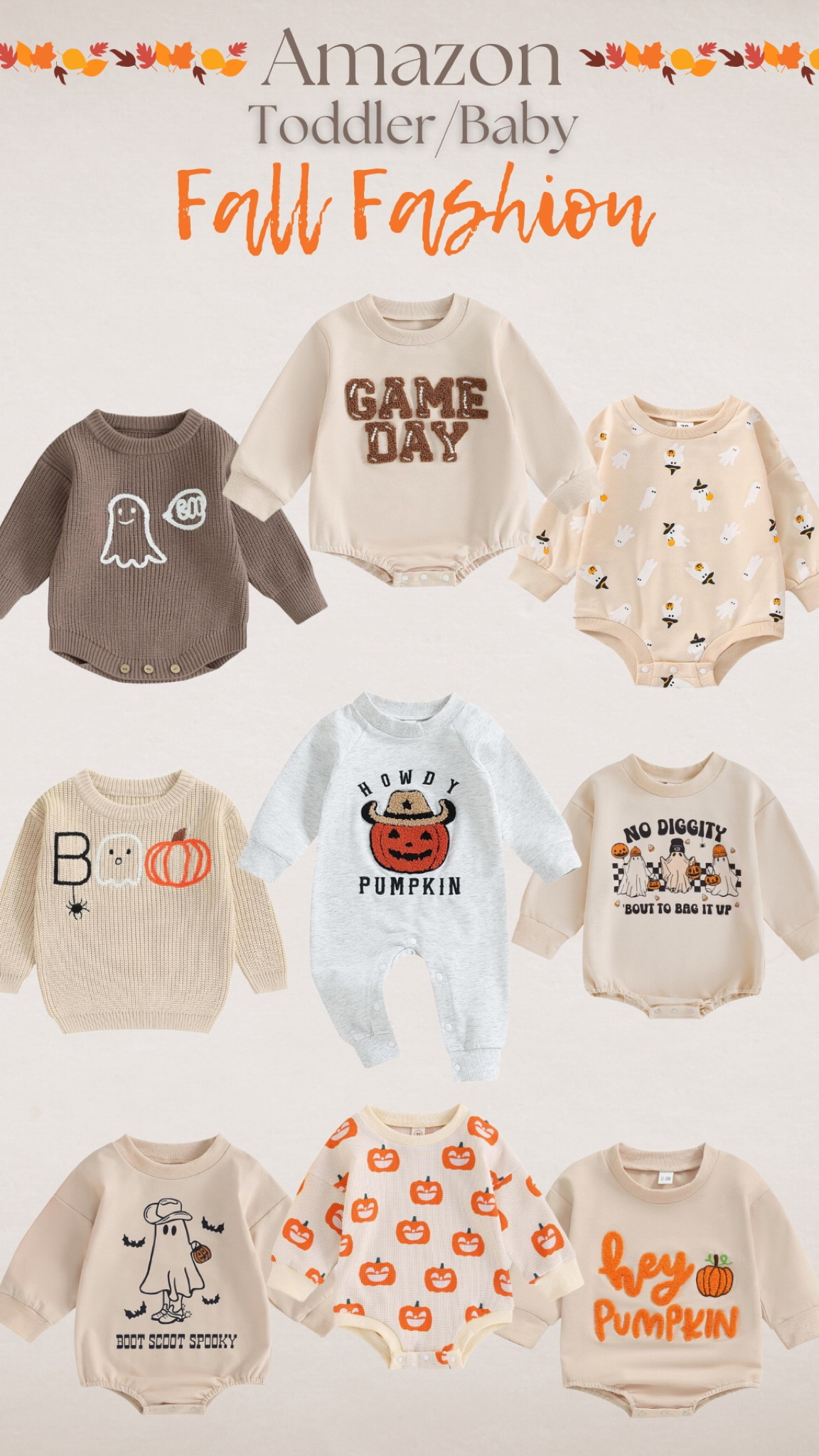 Amazon Toddler & Baby Halloween/Fall Fashion 🎃🍂 #amazon #amazonfinds #halloween #fall #fallfashion #toddler #babyy

#LTKBump #LTKKids #LTKBaby