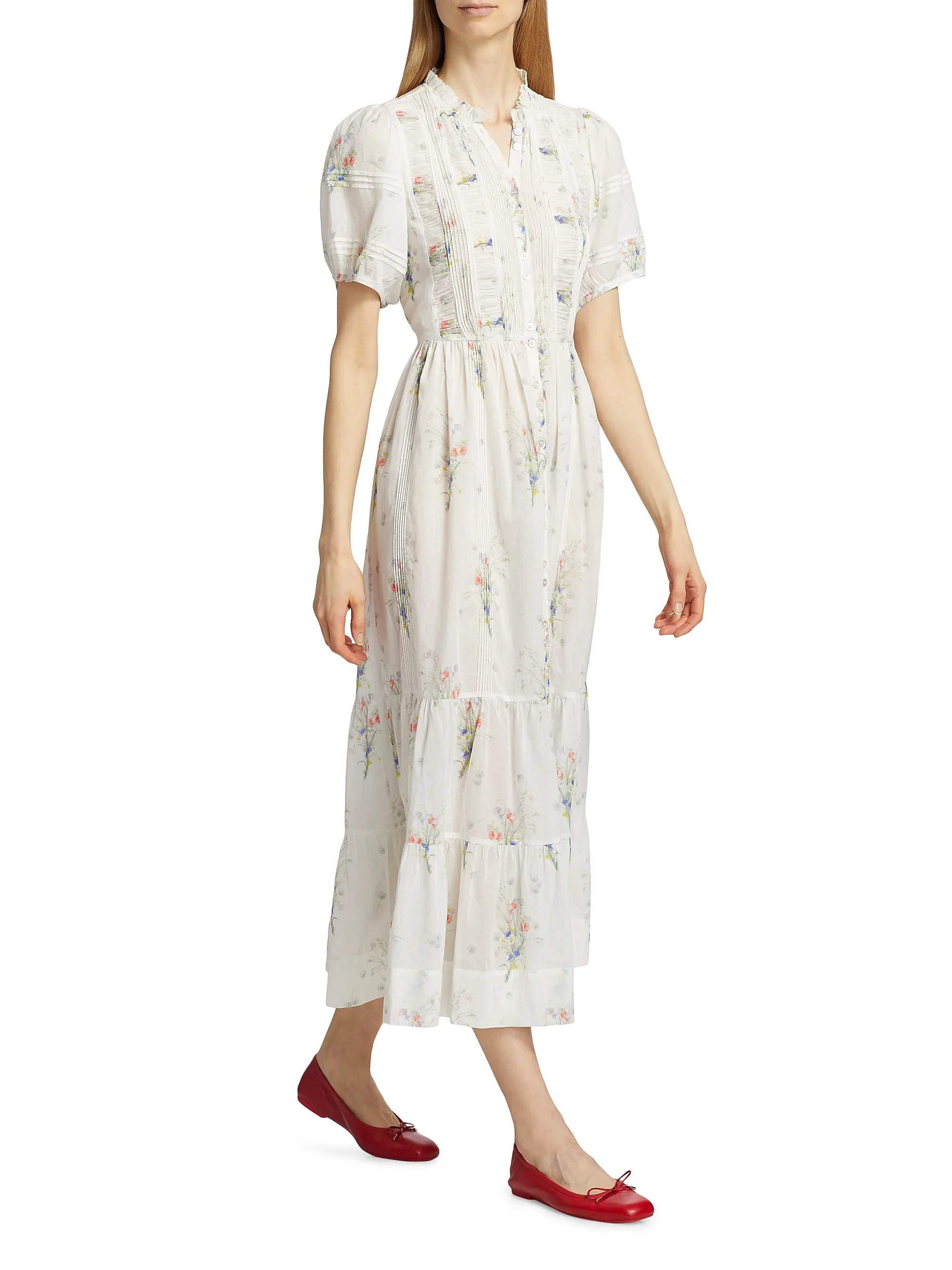 Haleigh Floral Cotton Maxi Dress | Saks Fifth Avenue