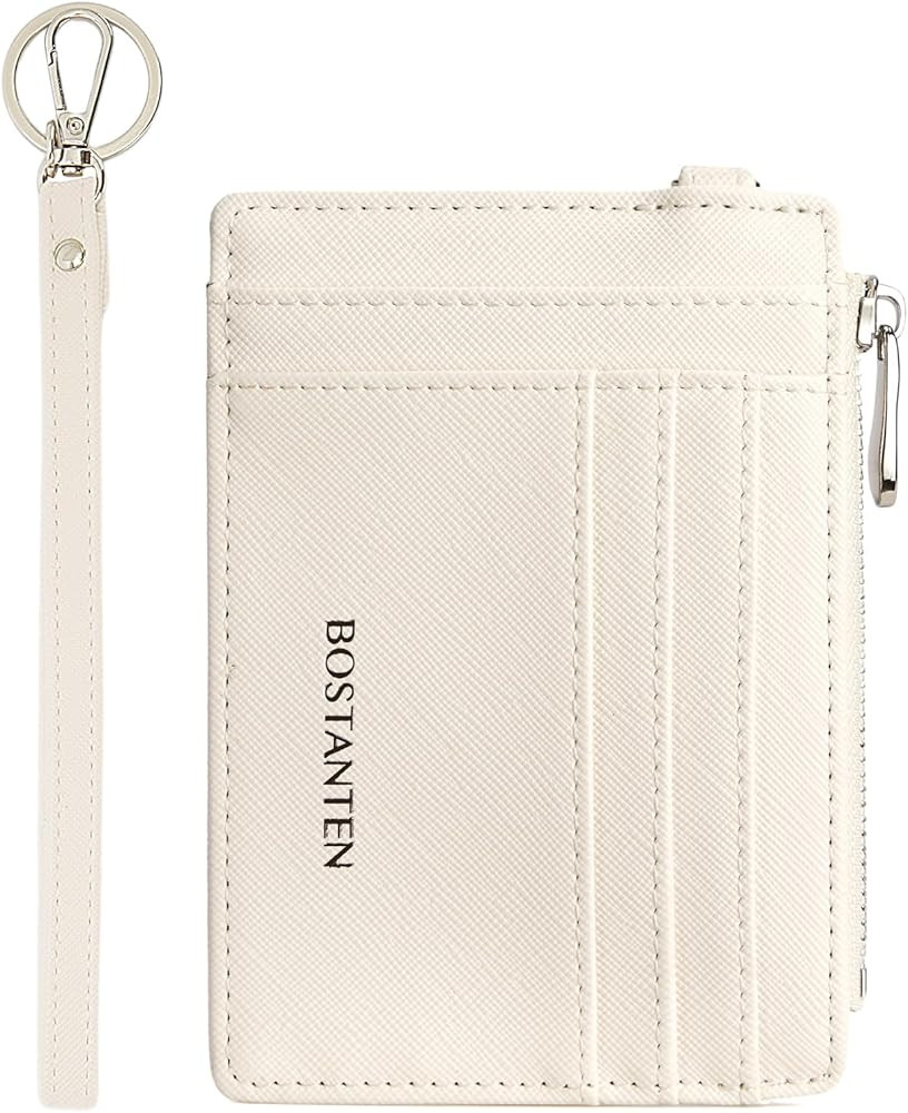 BOSTANTEN Small Wallet For Women RFID Leather Credit Card Holder Slim Wristlet Keychain Wallet Wi... | Amazon (US)
