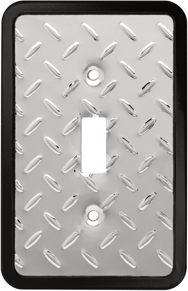 Franklin Brass 135858 Diamond Single Switch Wall Plate, Polished Chrome | Amazon (US)
