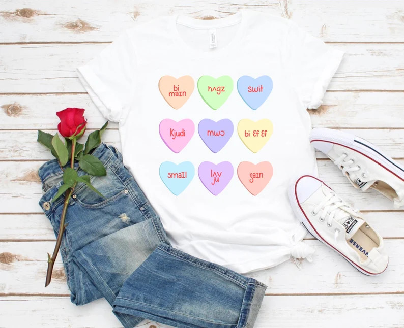 Sweetheart Tee | Speech Merch | SLP | SLP Gift | Speech Language Pathologist | Short-Sleeve Unise... | Etsy (US)