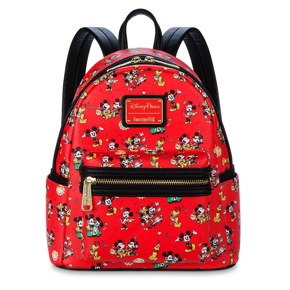 Mickey and Minnie Mouse Loungefly Mini Backpack | Disney Store