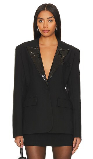Misha Blazer in Black | Revolve Clothing (Global)