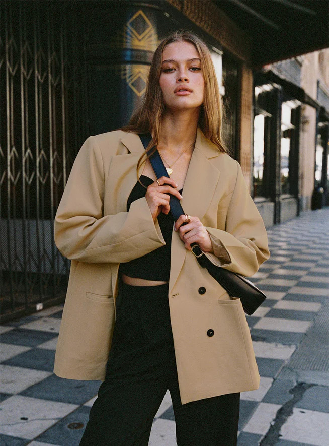 Wyoming Blazer Mocha | Princess Polly US