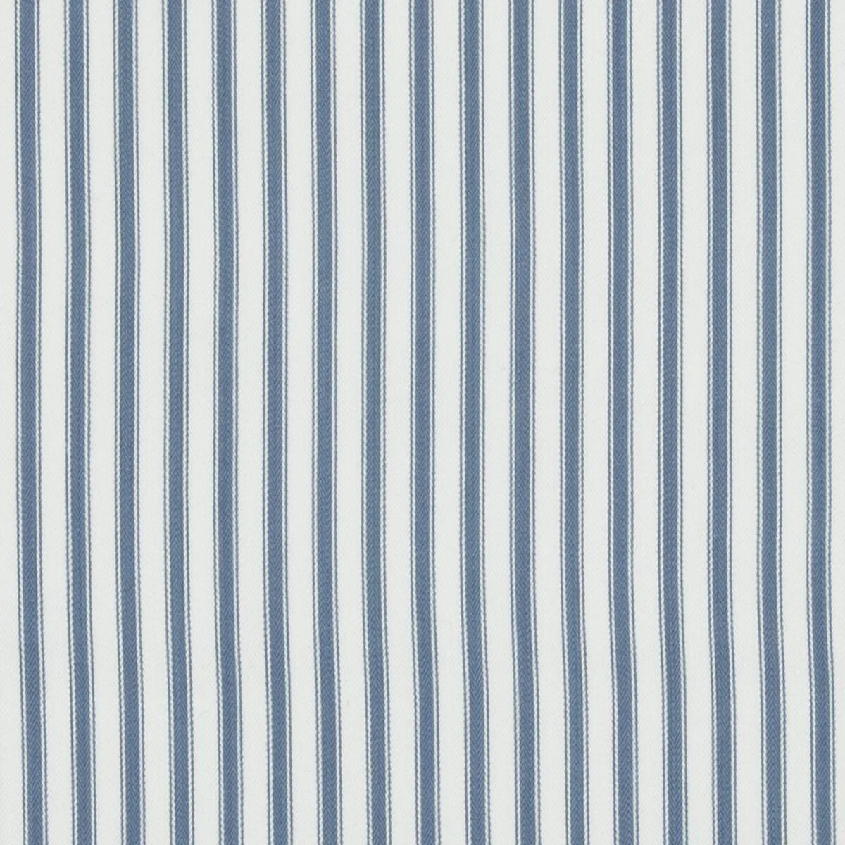 Baker Lifestyle Sherborne Ticking Blue Fabric | DecoratorsBest